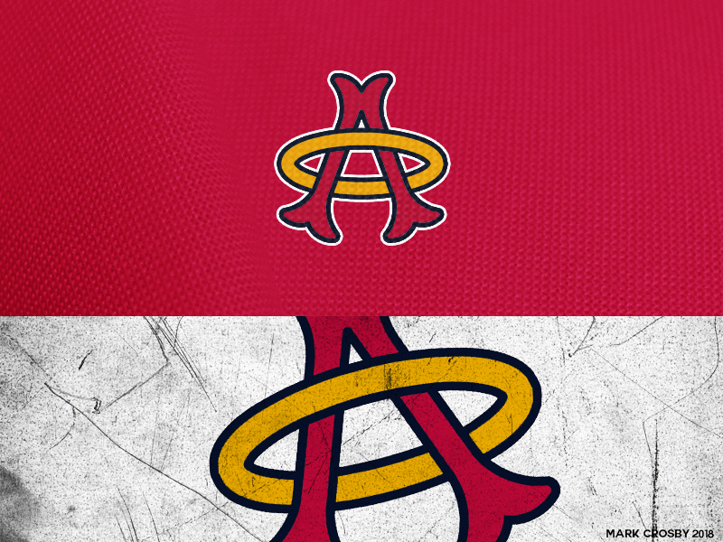 Anaheim Angels concept la logo mlb sports