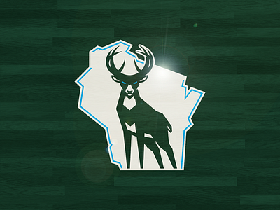 Milwaukee Bucks Alternate basketball deer fear the deer giannis mke nba sports