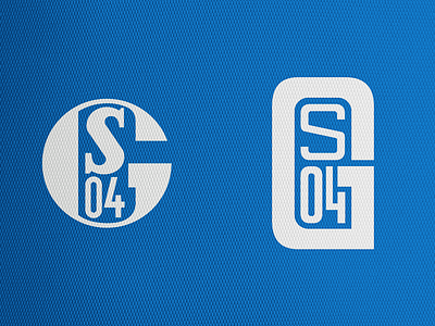 Schalke 04 bundesliga crest football logo redesign schalke soccer sports
