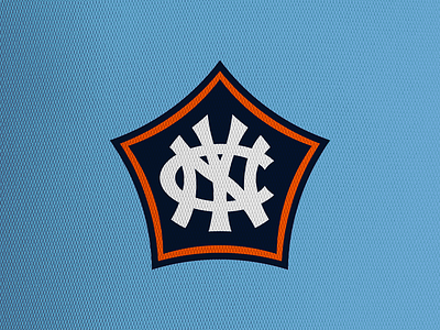 New York City FC concept crest football logo mls soccer sports