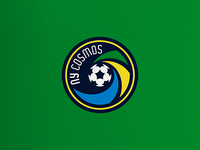 New York Cosmos concept crest football logo mls soccer sports
