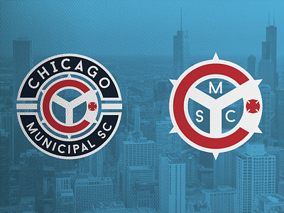Chicago Municipal SC chicago chicago fire crest football logo major league soccer mls soccer sports sports logo