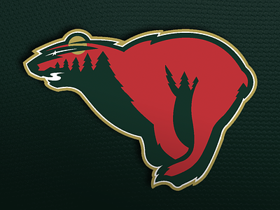Minnesota Wild Concept branding hockey logos minnesota nhl sports wild