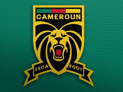 Cameroon National Football branding cameroon cameroun football logos soccer sports