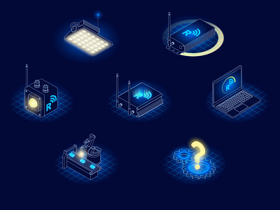 3d isometric vector icons 3d aerial coreldraw engineering illustration isometric isometry lighting render technology vector