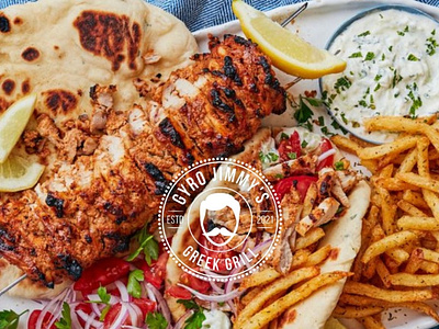 Delicious Chicken Gyro Plate - gyrojim chicken gyro plate chicken gyro sandwich fastfoo greekricepudding sandwich