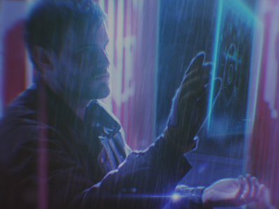 Screenshot from Up Coming Live Action VFX Piece - After ae cyber effects future hud sci fi scifi screen ui vfx