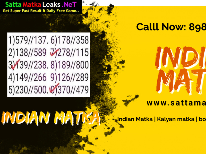 Play The Traditional Indian Matka Game and Win Big! by SATTA MATKA on
