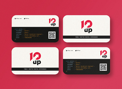 A Business Card Design Concept Suitable for a Coder. branding business card coding graphic design pro professional ui web developer
