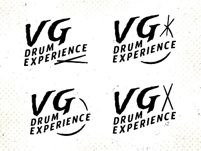 VG Drum Experience drums drumstick experience logo moon music