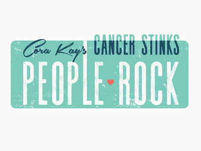 Cora Kay's Cancer Stinks People Rock