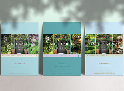 The Secret Gardens of Fourth Ward Collateral branding collateral design