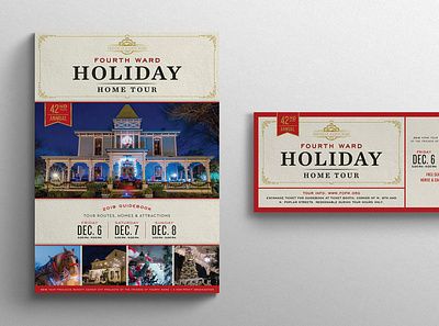 Fourth Ward Home Tour Collateral branding collateral design print