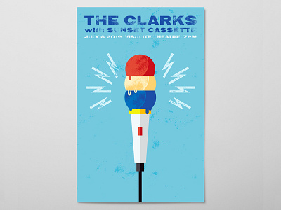 The Clarks 4th of July Show Poster