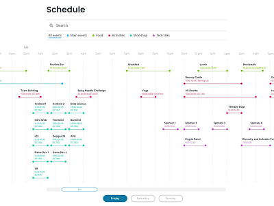 Hack the North Schedule calendar date hackathon hackthenorth logistics planning productivity schedule table task time timeline