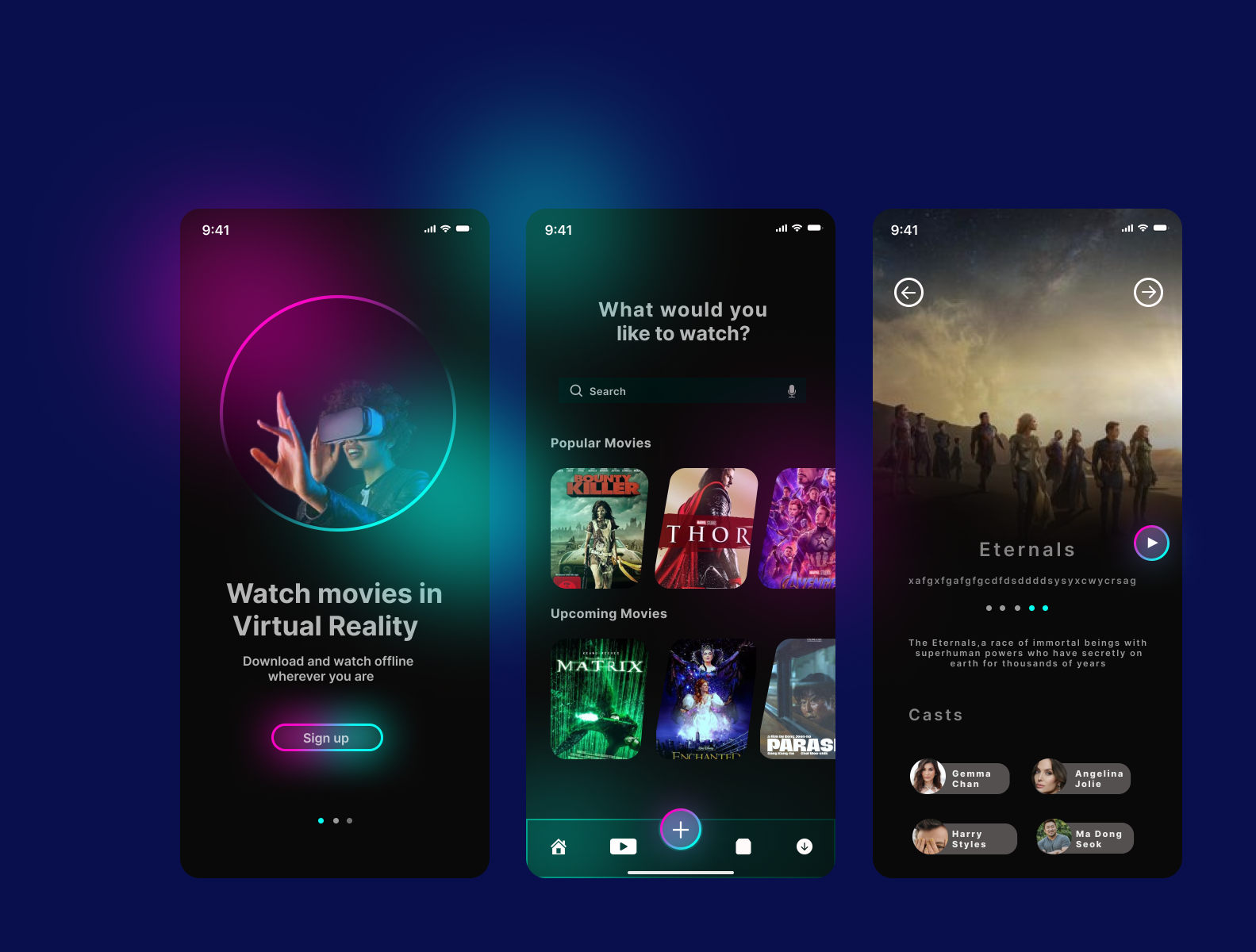 Movie app by Rokeeb Folarin on Dribbble