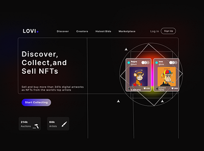 Lovi graphic design logo ui