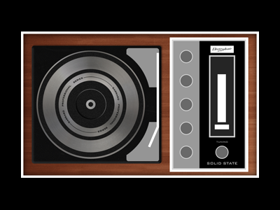 Garrard Electrophonic G-2661 electrophonic garrard modular played record stereo vintage vinyl