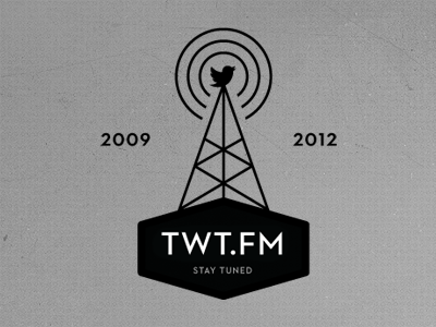 TWT.FM logo radio tower twitter twt.fm