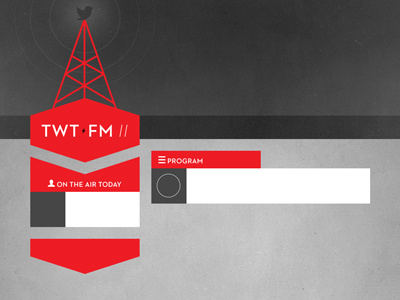 TWT.FM // layout radio texture twitter twt.fm
