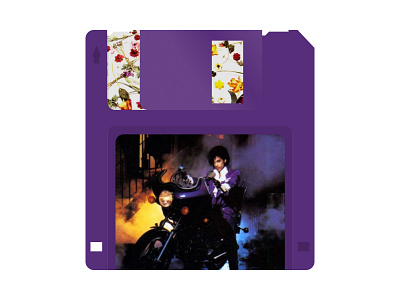 Famous Albums as Floppy Disks
