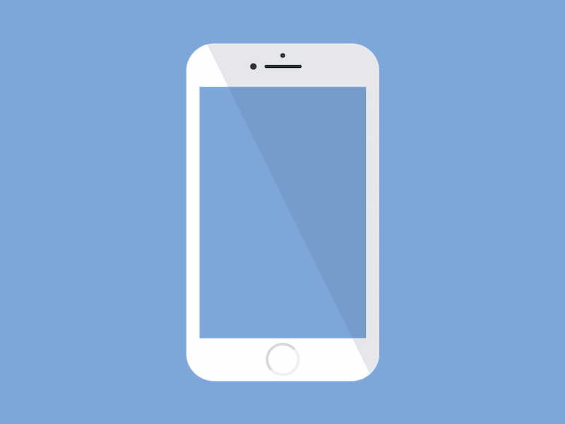 Flat Phone Design by Sunita Christiansen on Dribbble