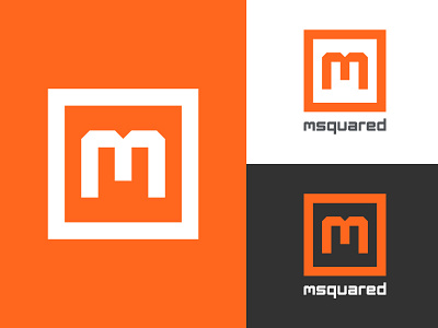msquared icon variations brand identity icon logo m msquared square