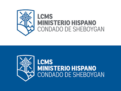 LCMS Sheboygan County Hispanic Outreach logo brand identity church cross hispanic outreach logo ministry