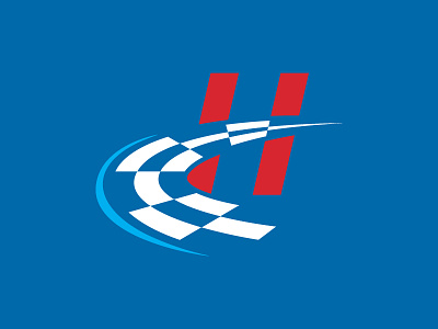 Heinert Motorsports Icon brand identity checkered flag logo motorsports racing