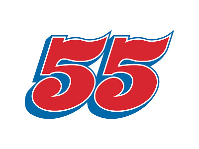 Heinert Motorsports #55 55 motorsports number racing typography