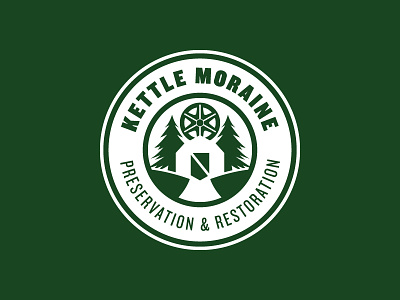 Kettle Moraine Preservation & Restoration logo brand identity logo motorsports racing