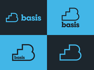 Basis logo basis branding cornerstone foundation icon logo