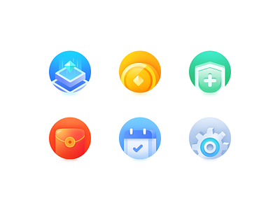 Icon 100days 2.5d app ui calendar colourful design gold coin icon science and technology set up shield ui 图标 多彩的 日历 盾牌 科技 红包 设置 金币