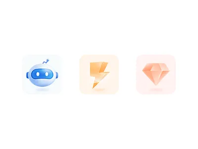 Icon 100days 3d design icon logo ui 图标 轻质感