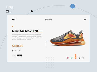 Buy shoes app choose color interface nike shoes shopping ui web web design web ui 电商 购物界面 选择颜色