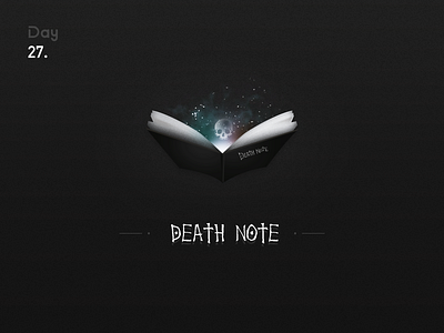 Death note death note design icon illustration logo note ui