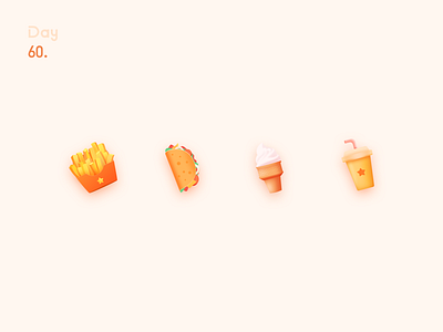 Food icon colors design food icon french fries hand held cake ice cream icon illustration mexican rolls taco tea with milk 冰淇淋 图标 图标设计 塔可 墨西哥卷饼 奶茶 手抓饼 薯条