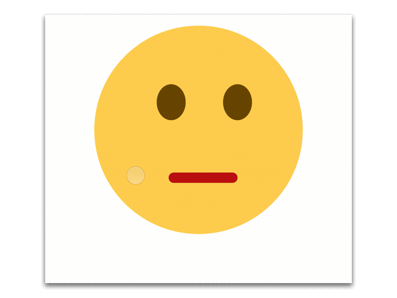 Interactive Emoji 2 (Fear) emoji fear interaction interactive motion principle