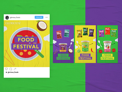 Food Festival colourful design instagram instagram stories social social design social media social post soup