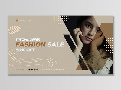 Fashion Marketing Banner Template