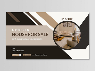 House Marketing Sale Banner Template