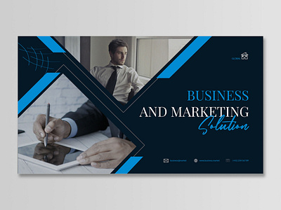 Business Marketing Banner Template powerpoint