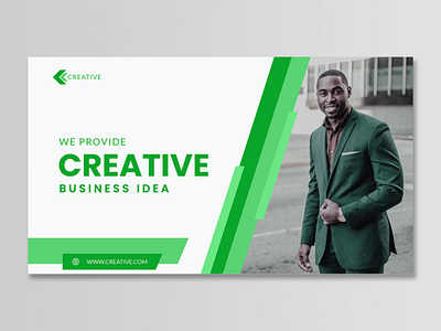 Creative Business Banner Template powerpoint