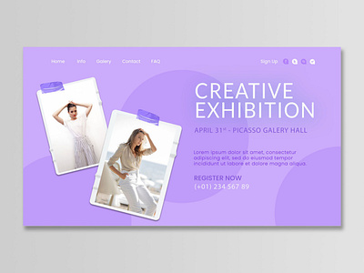 Creative Exhibition Banner Template powerpoint