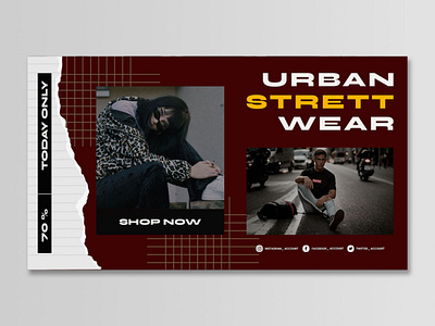 Urban Modern Layout & Banner Template marketing