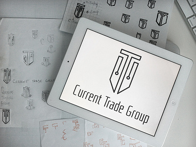 Logo Mark | Current Trade Group