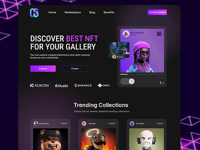 NFT Web-Design Website