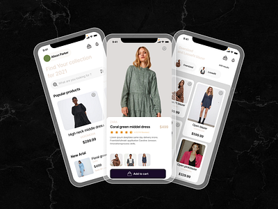 Shop App: iOS/Android mobile application app branding clothes design figma graphic design illustration iphone logo mobile mobile design shop ui ux vector web design