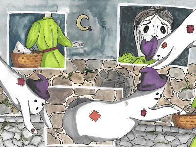 Bogle Hole artist comic design freelance ghosts haunting illustration watercolour young artist