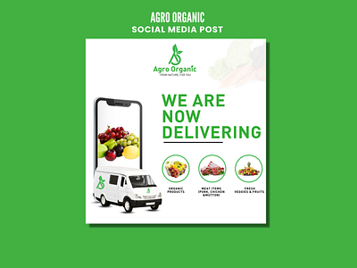 Agro Organic Social Media Design Post designer designflyer flyer designs graphic design social media design post social media flyer designs